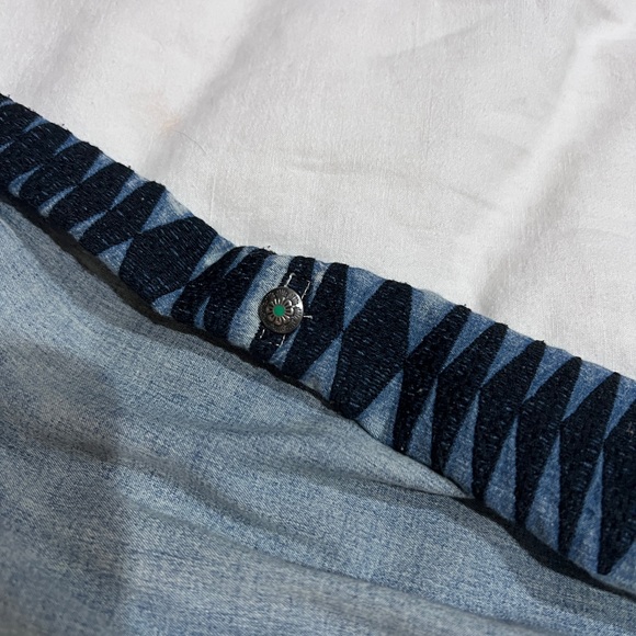 Tasha Polizzi beautiful shirt western turquoise buttons - Picture 8 of 10